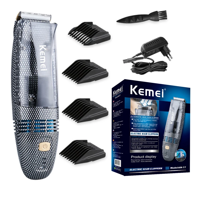 Kemeipowerful Vacuum Haircut Kit Electrichair Clipper Professional Hair