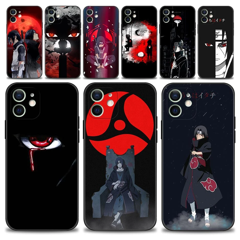 iphone 13 pro wallet case Case For Apple iPhone 13 12 11 Pro Max 13 12 Mini XS Max XR X 7 8 6 6S Plus 5 5S SE 2020 Anime Uzumaki Naruto Red Uchiha Sasuke best case for iphone 13 pro 