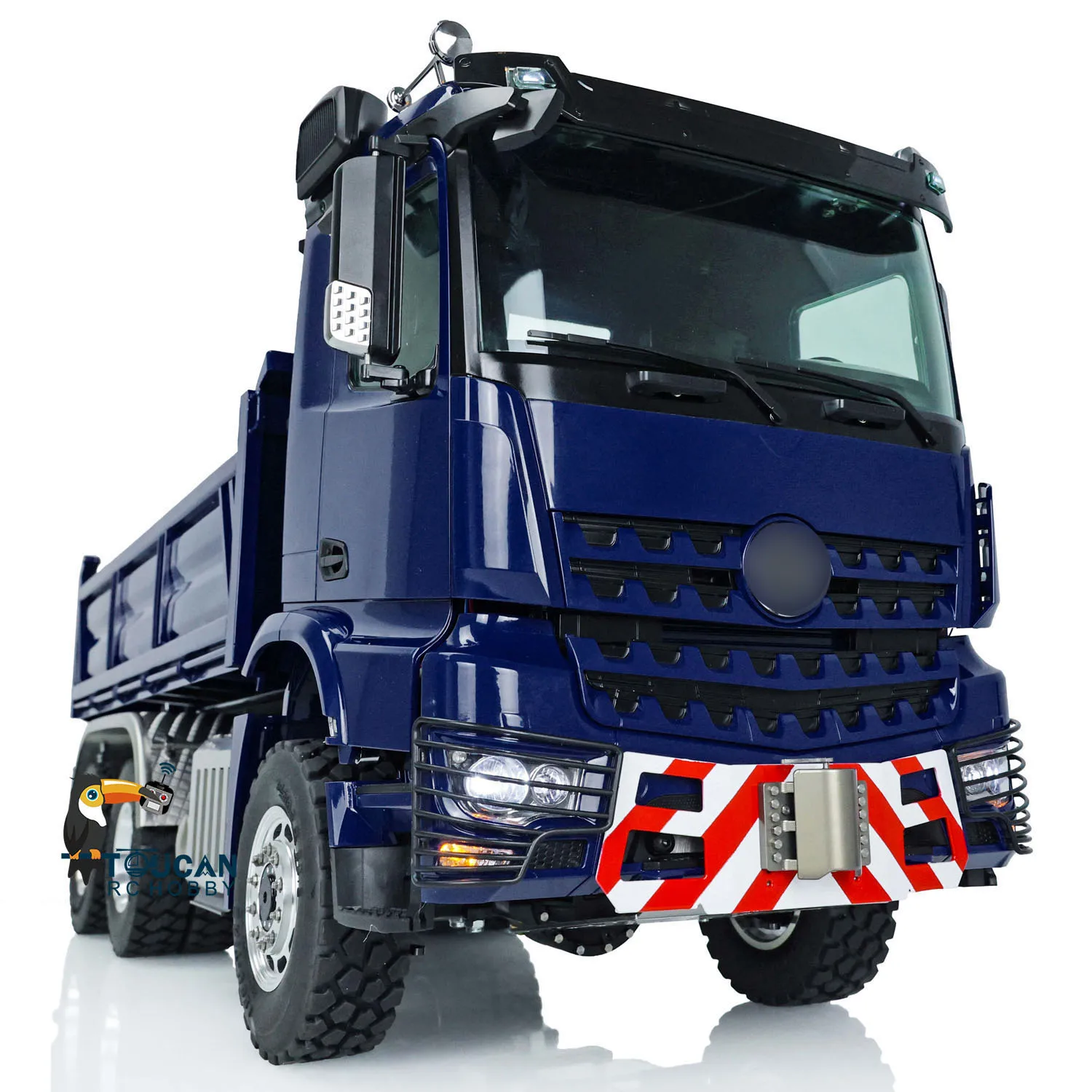 LESU 1/14 3Axles RC Hydraulic Dumper Truck for 348 6X6 Remote Control Car Thzh1354-Smt3 3