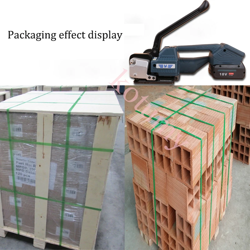 Semi-automatic Strapping Machine PP PET Belt Packing Machine Portable Wrapping Tool Hot Melting Baler