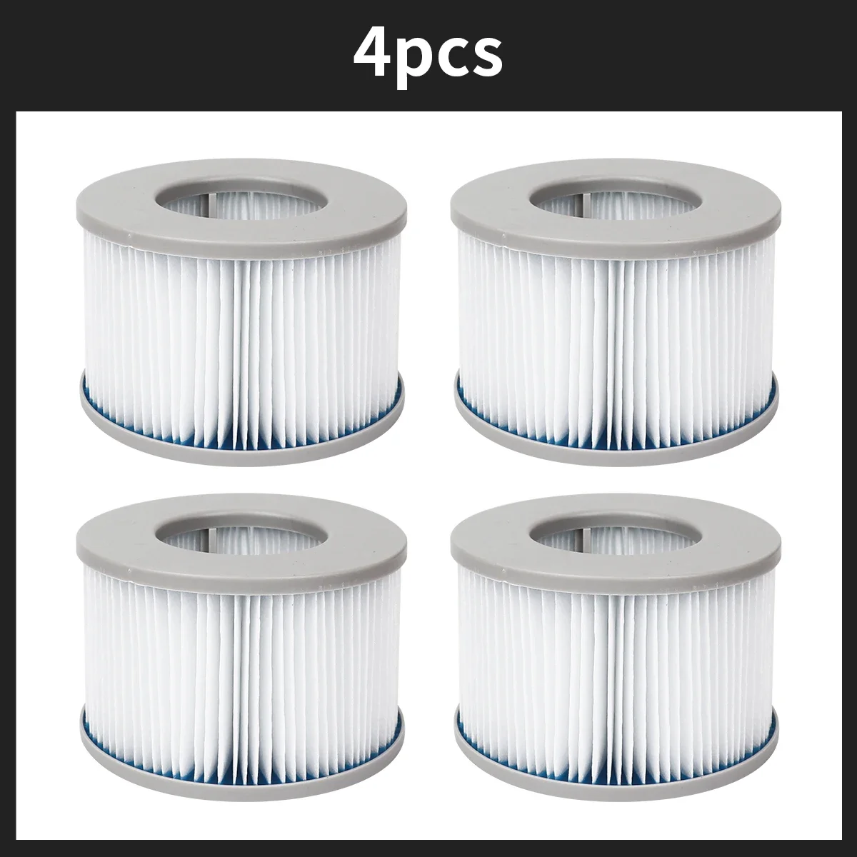 Inflatable Hot Tub Spa Water Filter Cartridge Pump Replacement Kit (2-6pcs)