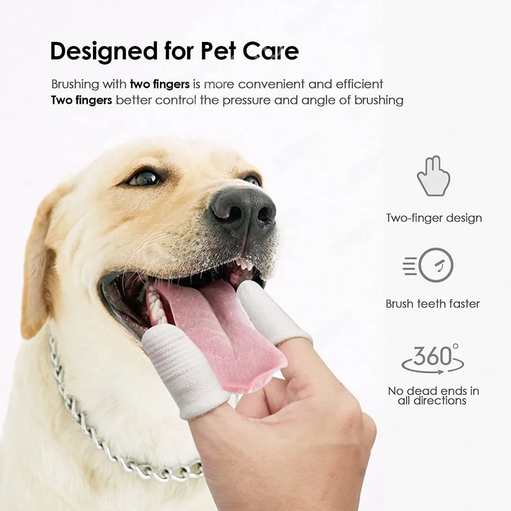 Pet Finger Toothbrush Cots 3