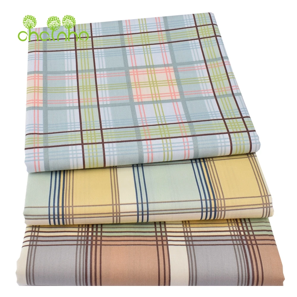 Chainho,Printed Twill Weave Cotton Fabric,DIY Sewing Quilting Material，Patchwork Cloth,6 Designs Cartoon Series,2 Sizes,15C305