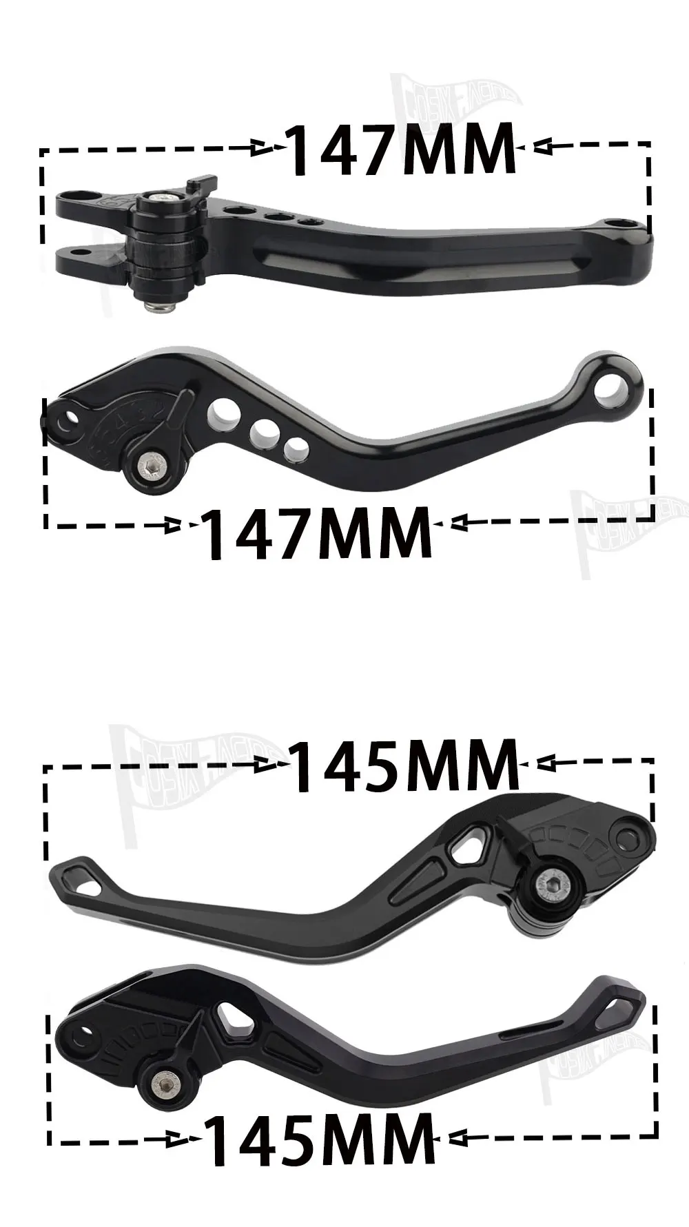 짧은 브레이크 클러치 레버 핸들 세트, C650 GT C650GT 2016-2020 2017 2018 2019 오토바이 CNC 액세서리