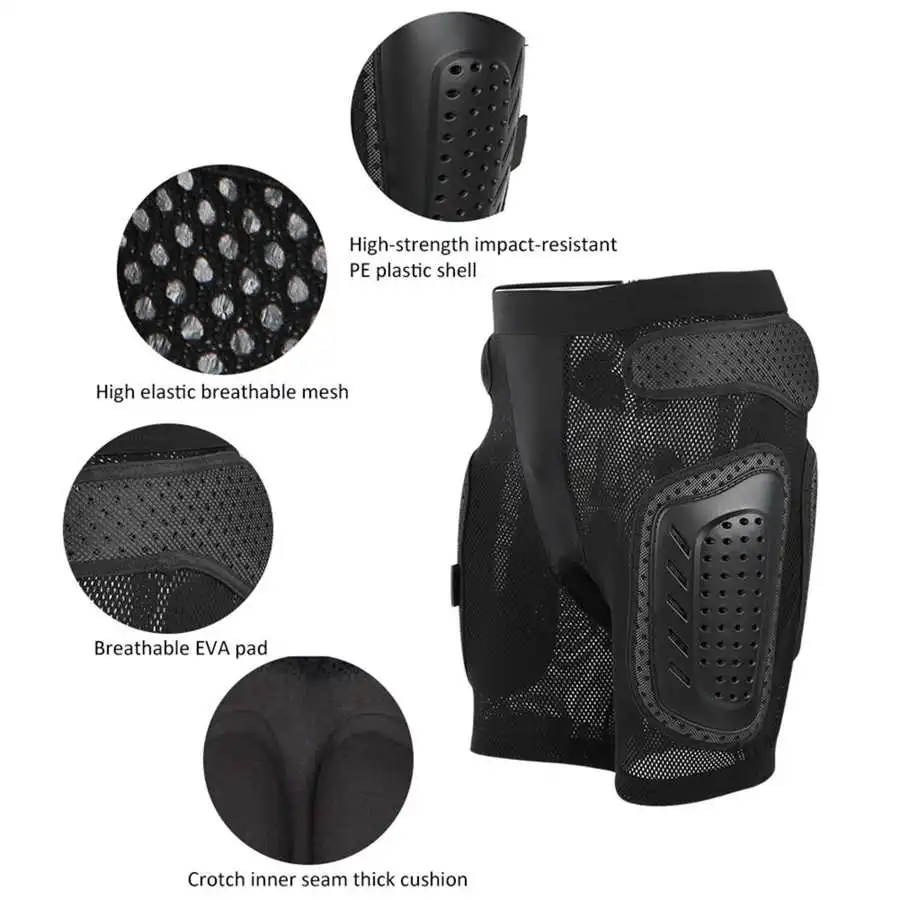 Skiing Hip Protection Pants Cycling Hip Pad Shorts Protective Gear Skiing Roller Skateboarding Cushion Motorcycle Ass Pad