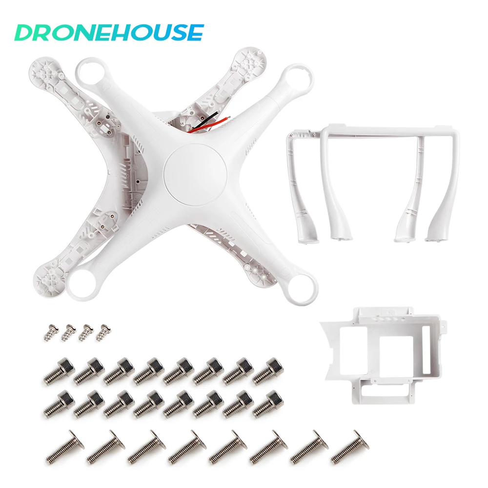 Upper Middle Bottom Landing Gear Body Shell Set Protective For DJI Phantom 3 Drone Repair Parts