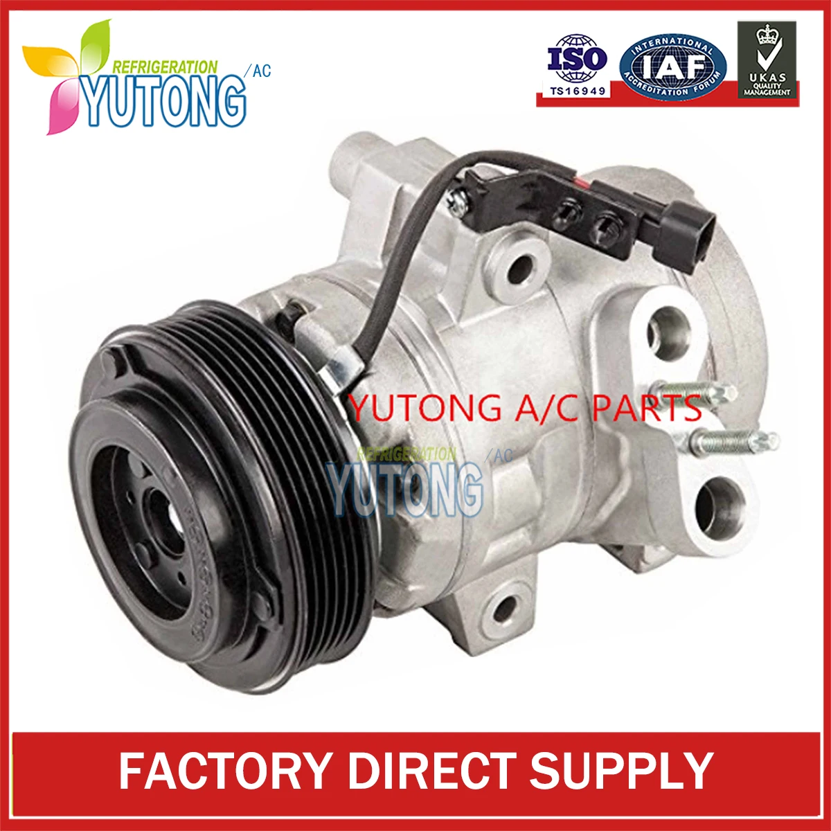 

AC Compressor For Ford 8S4319D629AC 8S4319D629AD YCC232 Z0004880 B DKS-17DS