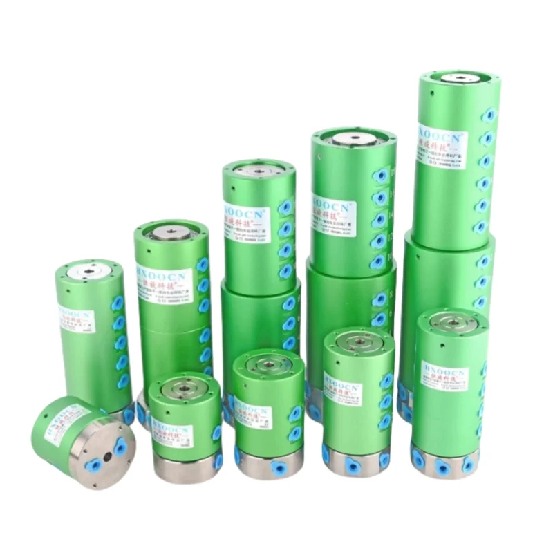 다채널 로터리 조인트, 외경 56mm, G1/8인치 나사 연결, 공압 1MPa, 360도 회전 슬립 링