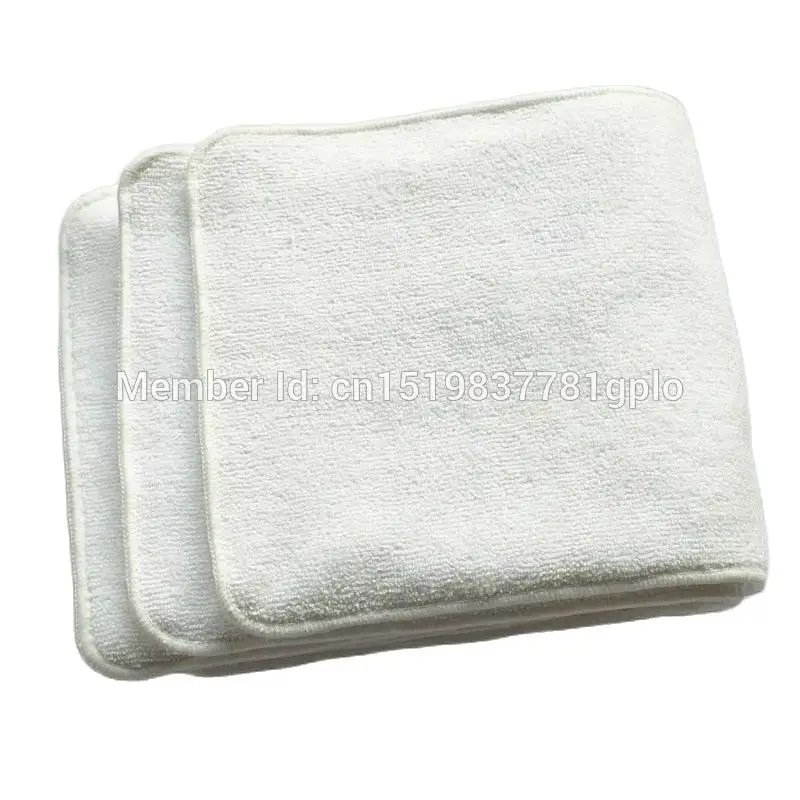 [Sigzagor] 3 Adult Diaper Inserts Incontinence Disable Washable Reusable Cloth Diaper Nappy Liner Big Microfiber,4 Layer 20x49cm 3