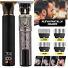 Vintage T9 Electric Hair Cutting Machine Professional Barber LCD Display HairTrimmer For Men Clipper Shaver Beard Lighter 1
