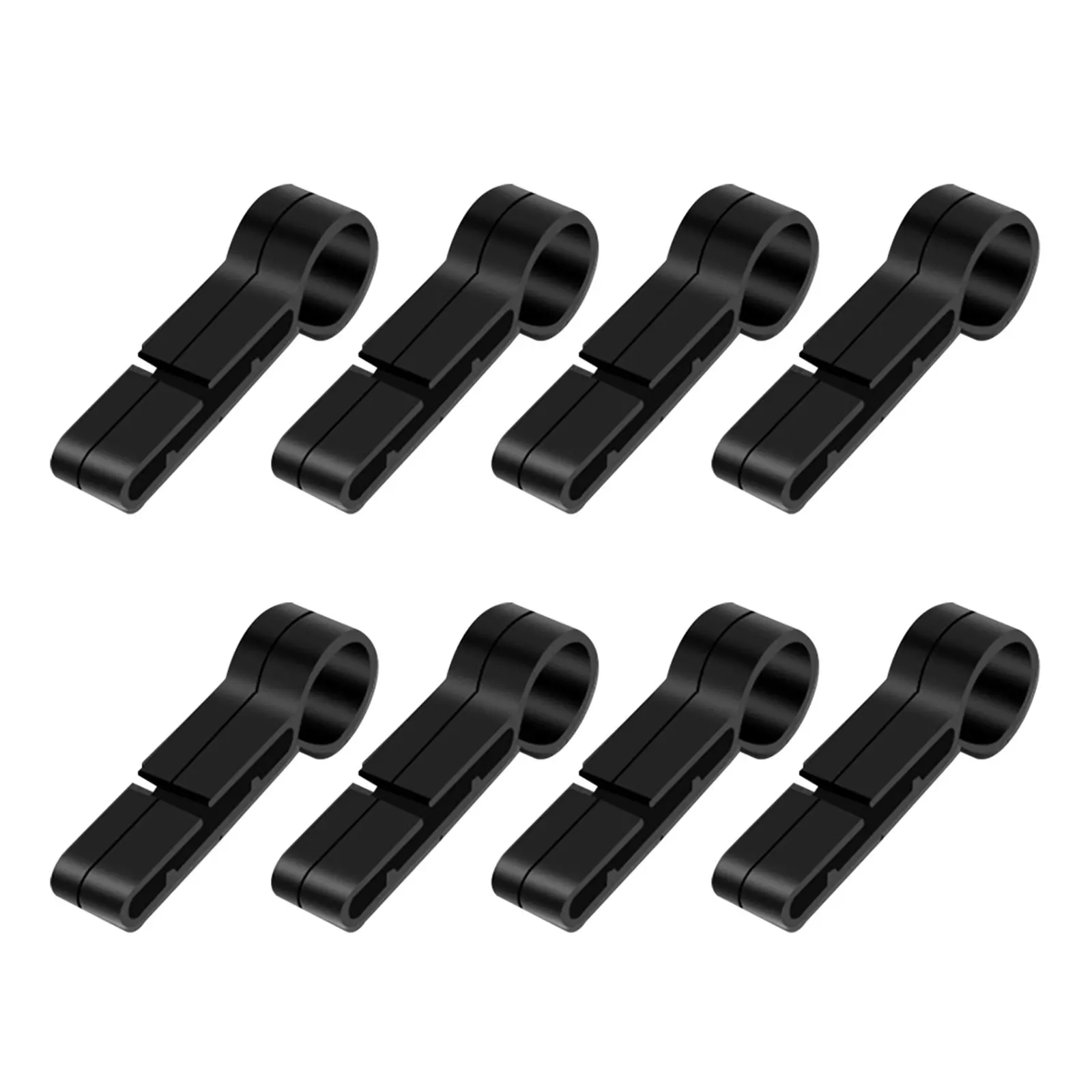 전문 플라스틱 안전모 라이트 클립용 8Pcs 헤드램프 클립, 건설용 미끄럼 방지 헤드램프 후크, 간편 설치