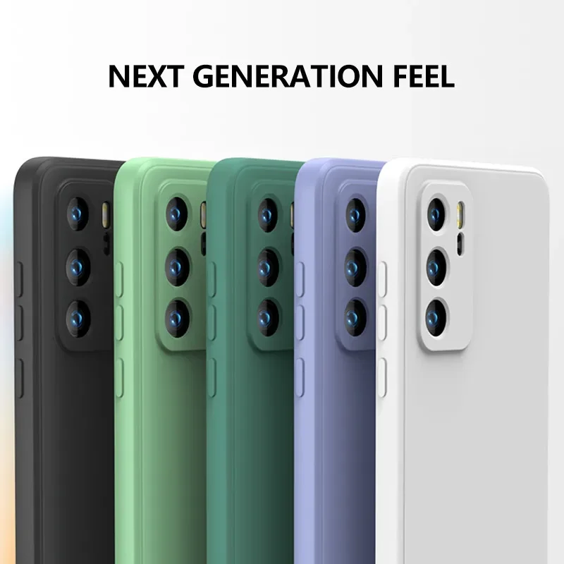 Luxury Original Liquid Silicone Soft Phone Case Cover