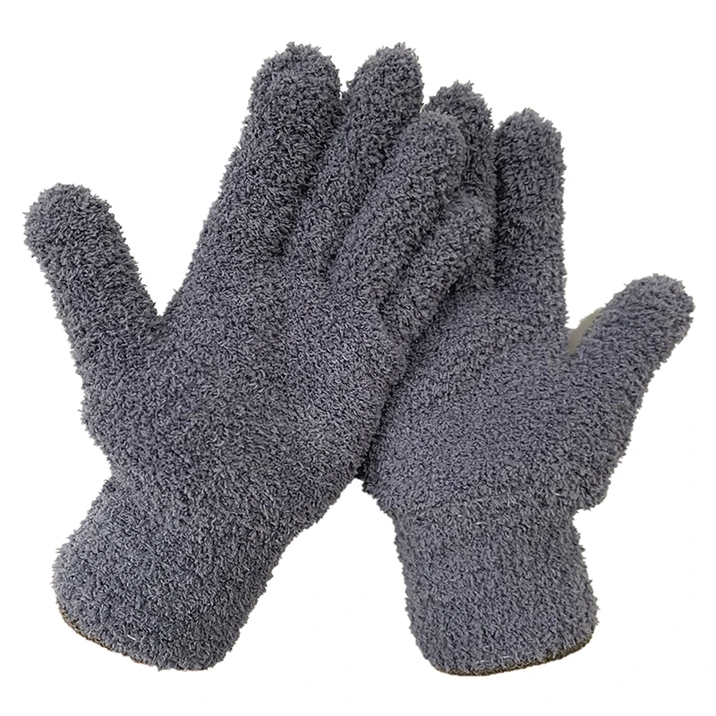 Microfibre Glove Touch To Clean Super Soft Dust Eating Washing Glove Mitt