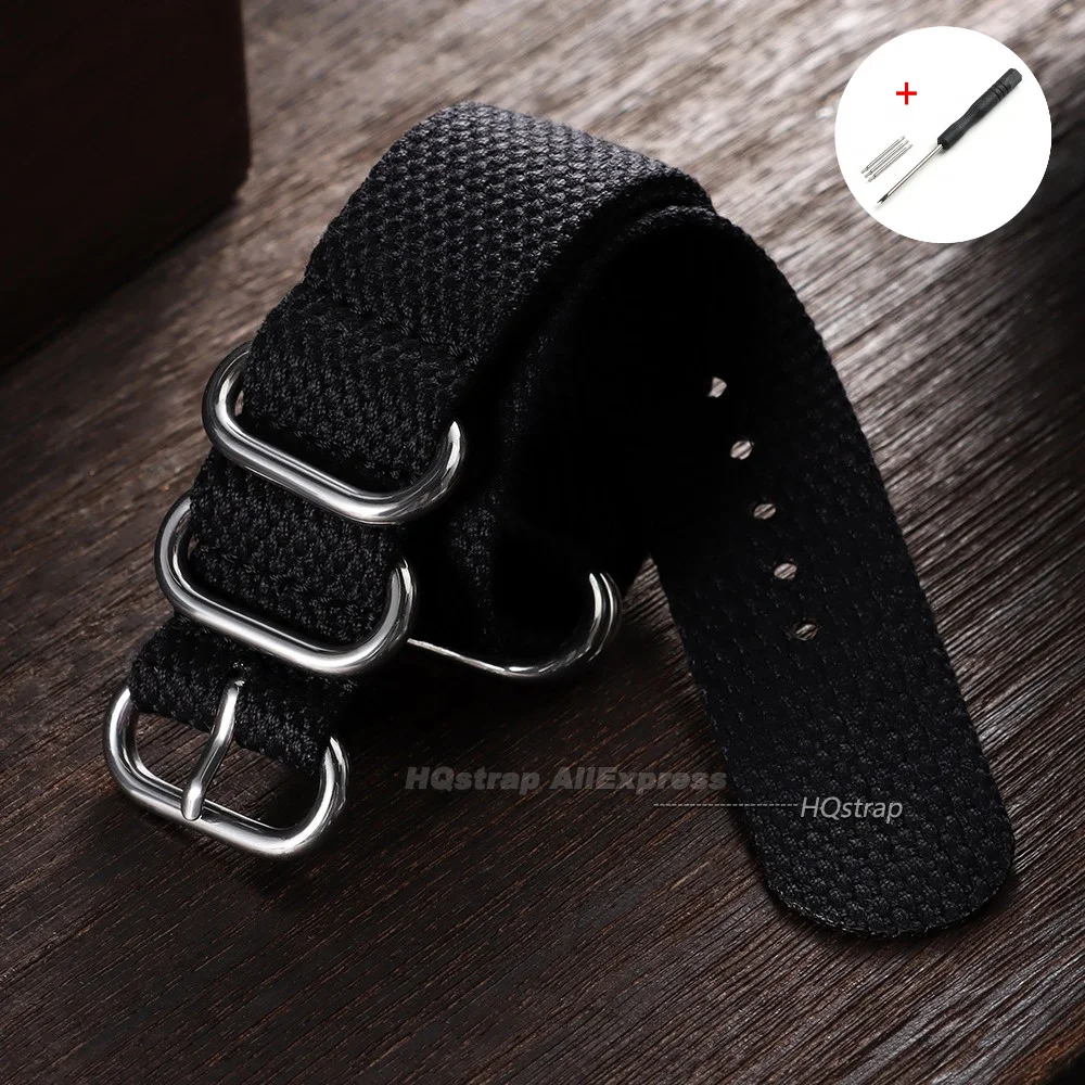 Premium Nylon Woven Watch Strap - Sport Wristband