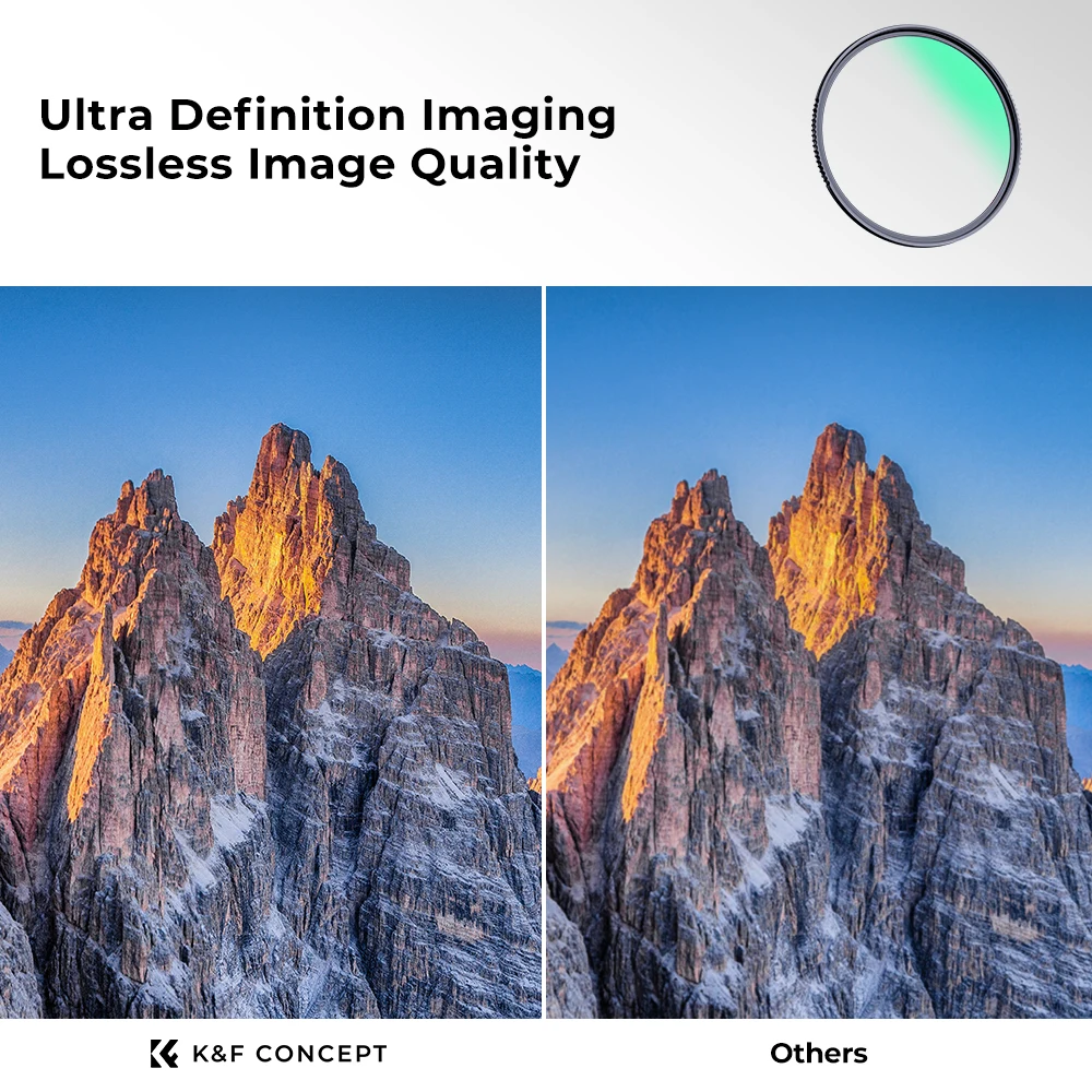 UV Filter Camera Lens Filter Photography Filter K&F Concept MC UV Filter Nano-X HD Slim Multi Coated 37mm 40.5mm 49mm 52mm 58mm 67mm 72mm 82mm 95mm 112mm
