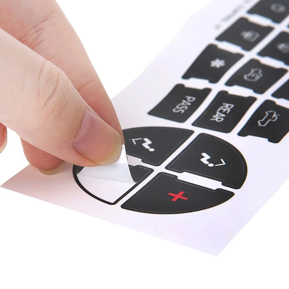 Ac 중앙 제어 스티커 버튼, 데칼 수리 대시 교체, 자동차 수정 스티커