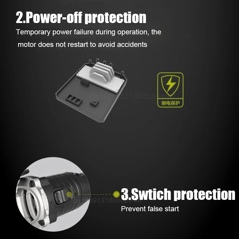Worx WU805 Wireless Angle Grinder Rechargeable 20v 100x16mm 8500rpm 3 Speed Adjustable for Cutting Universal 5Pin Green Battery
