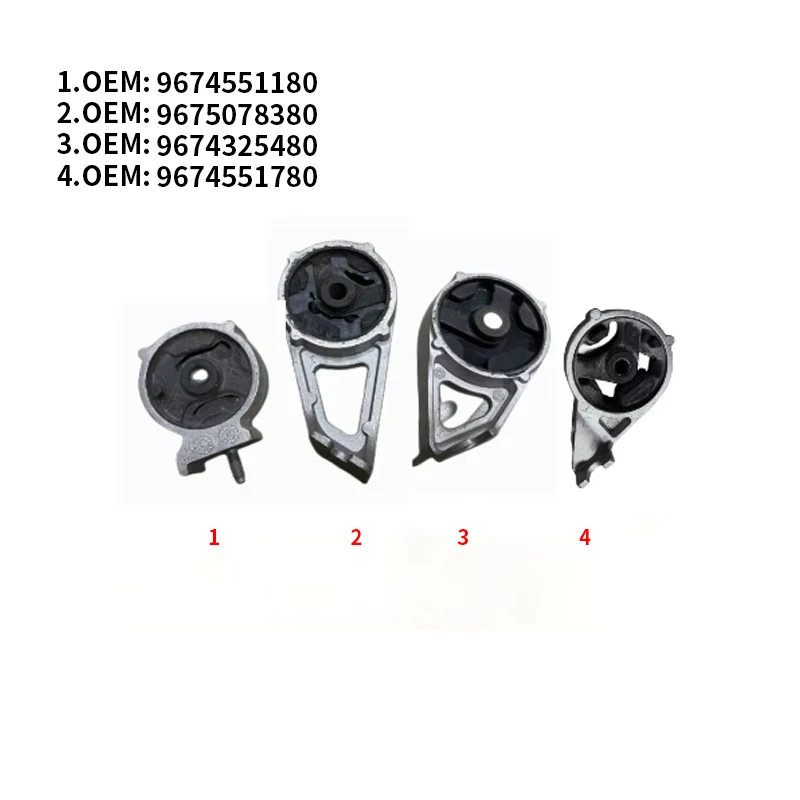 9675078380 9674325480 9674551180 9674551780 for Peugeot new 308 308s 308 (T9) 408 exhaust pipe elastic bracket lifting lug car exhaust pipe
