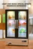 21Pcs Kitchen Toy Big Refrigerator 1:12 Microfilm Fridge Storing Miniature Food Music Light Furniture Model Girl Birthday Gift 4