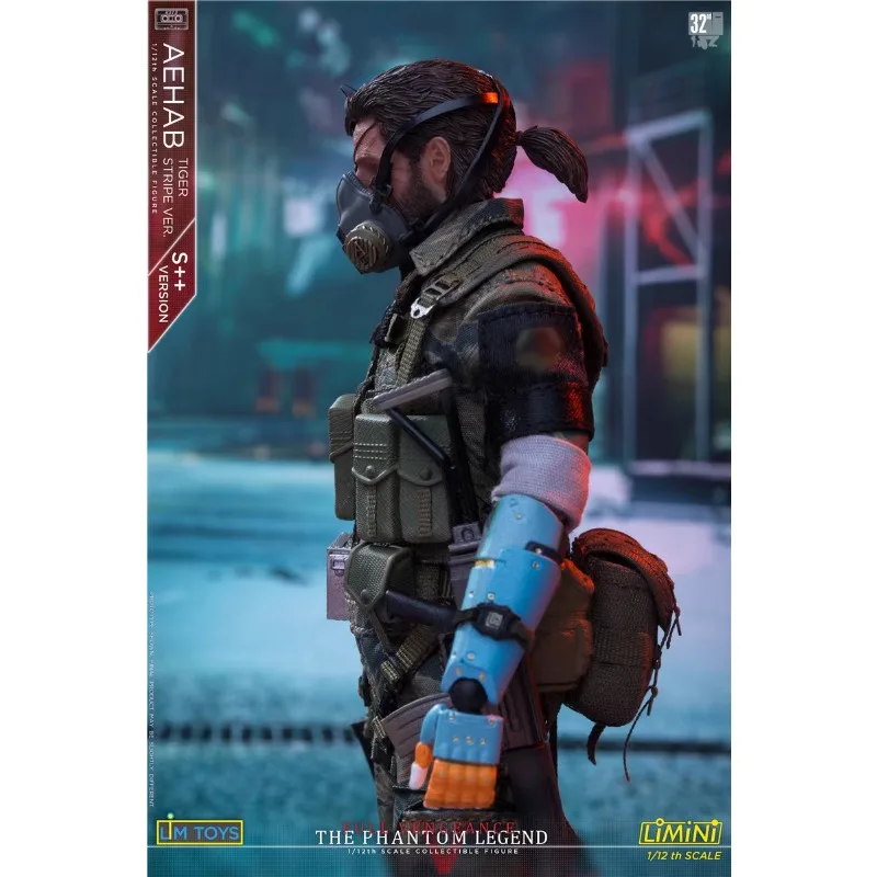 【中古】LIM TOYS 1/12 AEHAB TIGER STRIPE S++ VER. THE PHANTOM LEGEND[10][240010474073] Limtoys 1/12 The Phantom Legend V Aehab Tiger Action Figure