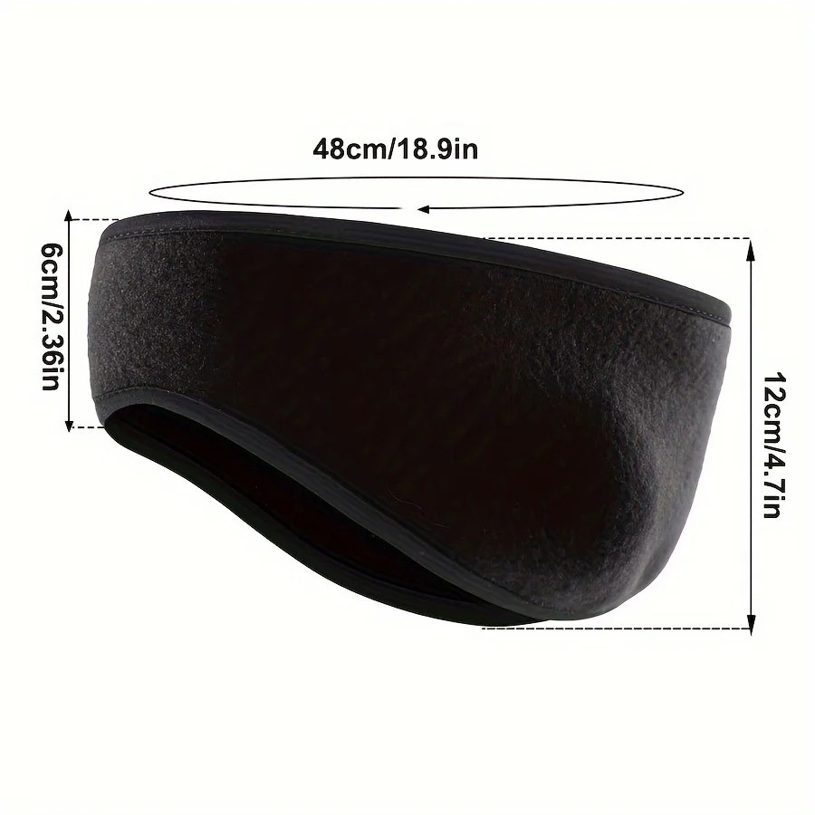 Warm Earmuffs Unisex Winter Headband Soft Windproof Ear Protection Thickened Warmth Sport Headband Running Cycling 1PCS