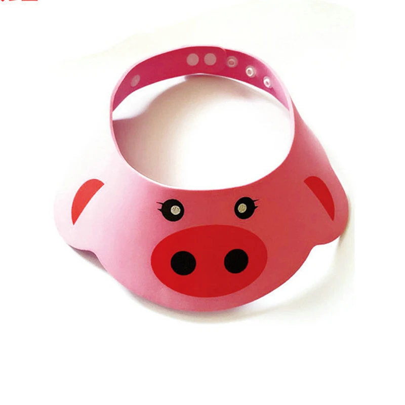 Bebe Lovely Baby Hat Toddler Adjustable Kids Shampoo Bathing Shower Cap For Baby Care Supplies Infant Wash Hair Visor Caps