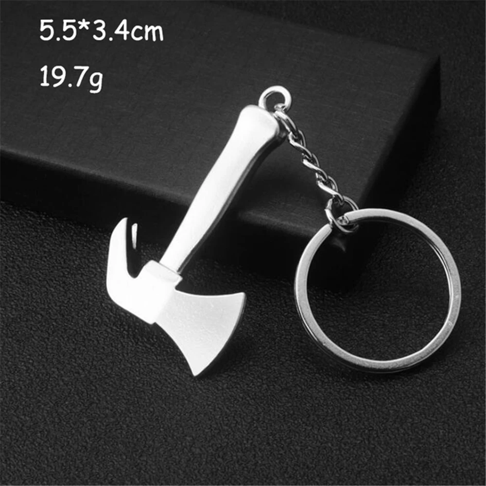 Multi-Tool Keychain: Creative Pliers, Wrench, Hammer, and Shovel Shaped Utility Pocket Accessory