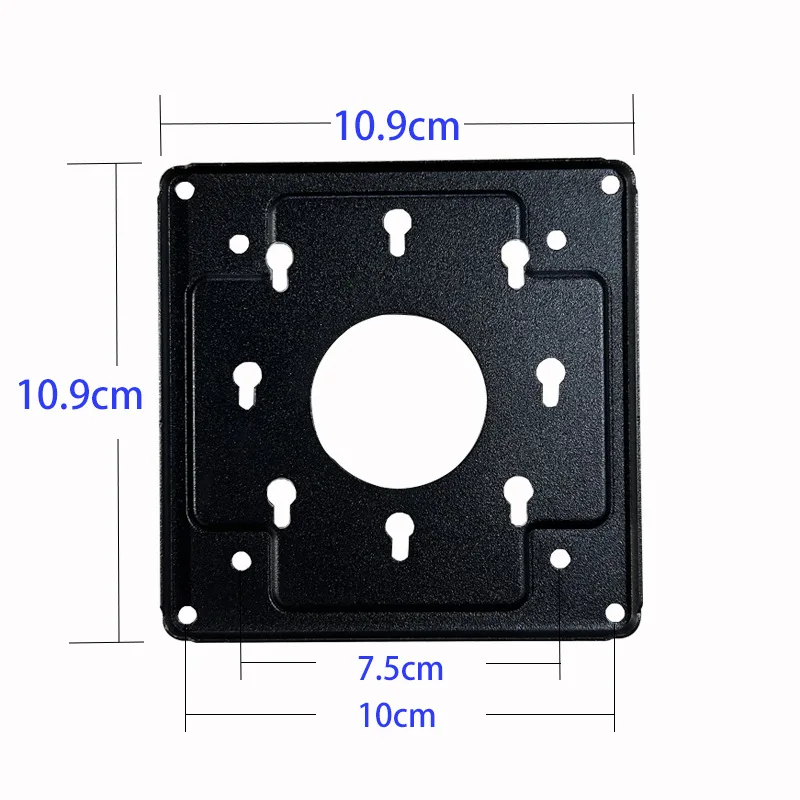 New mini lightweight case uses the display wall back mount in black VESA 75mm100mm