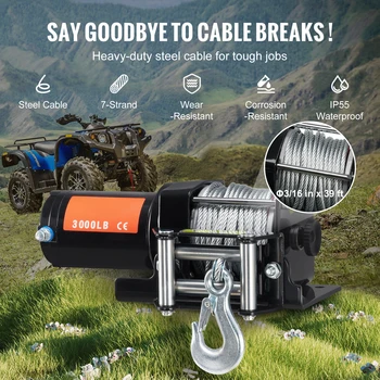 ATV Electric Winch 4