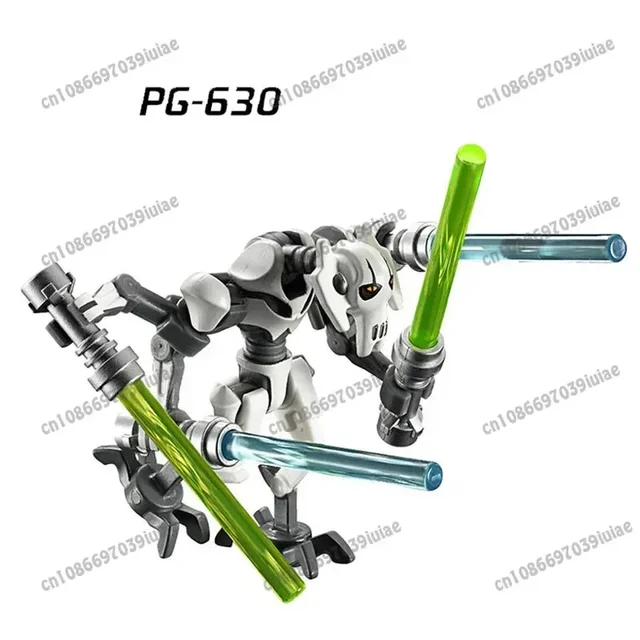 Star Wars Battle Droid Darth Luke Skywalker Vader Han Solo C-3PO Boba Fett Figure Toy Bricks Assembling Doll Building Blocks 5