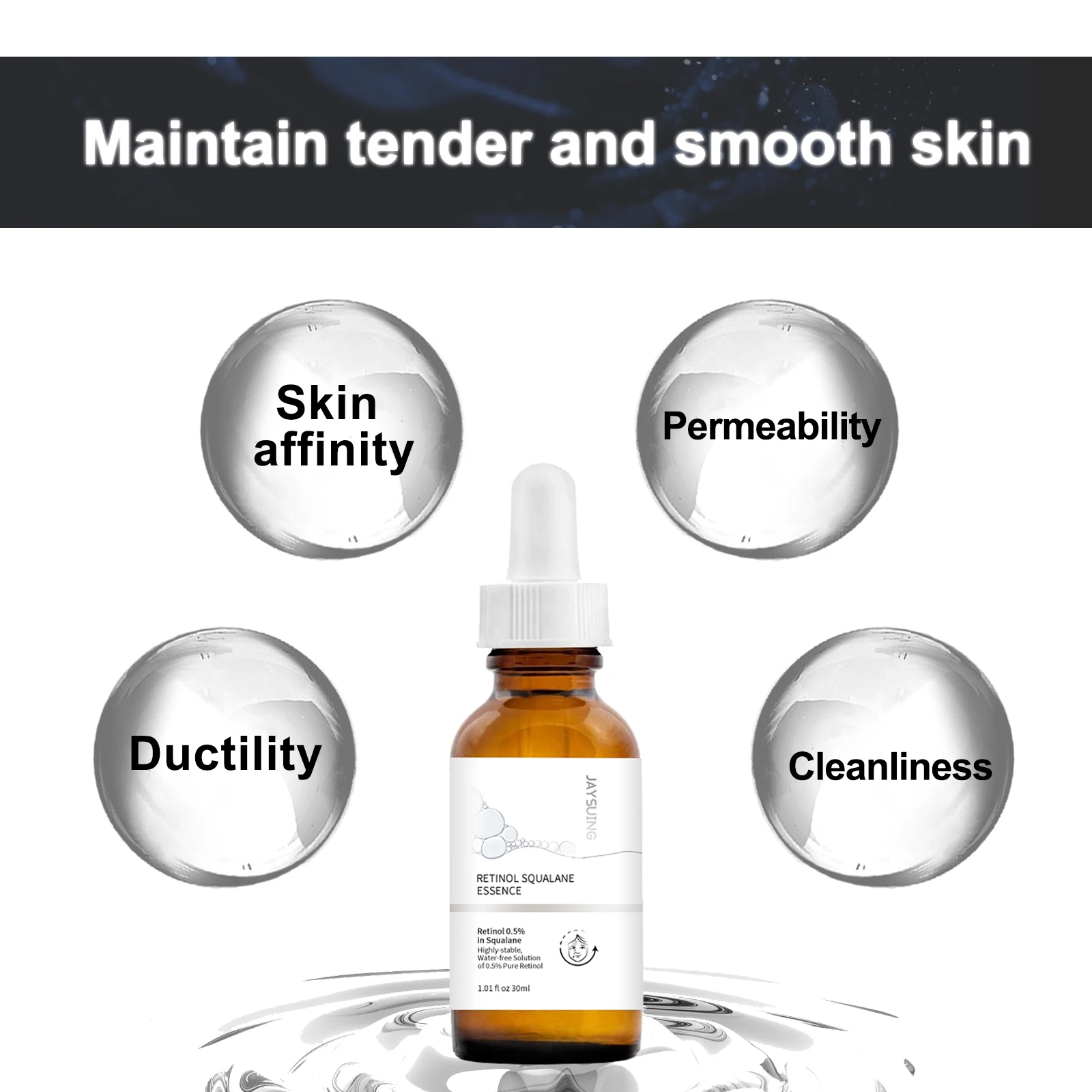 Retinol Ordinary Serum Fade Fine Lines Wrinkle Spots Lifting Brightening Skin Deep Moisturizing Firm Facial Essence Skin Care 5