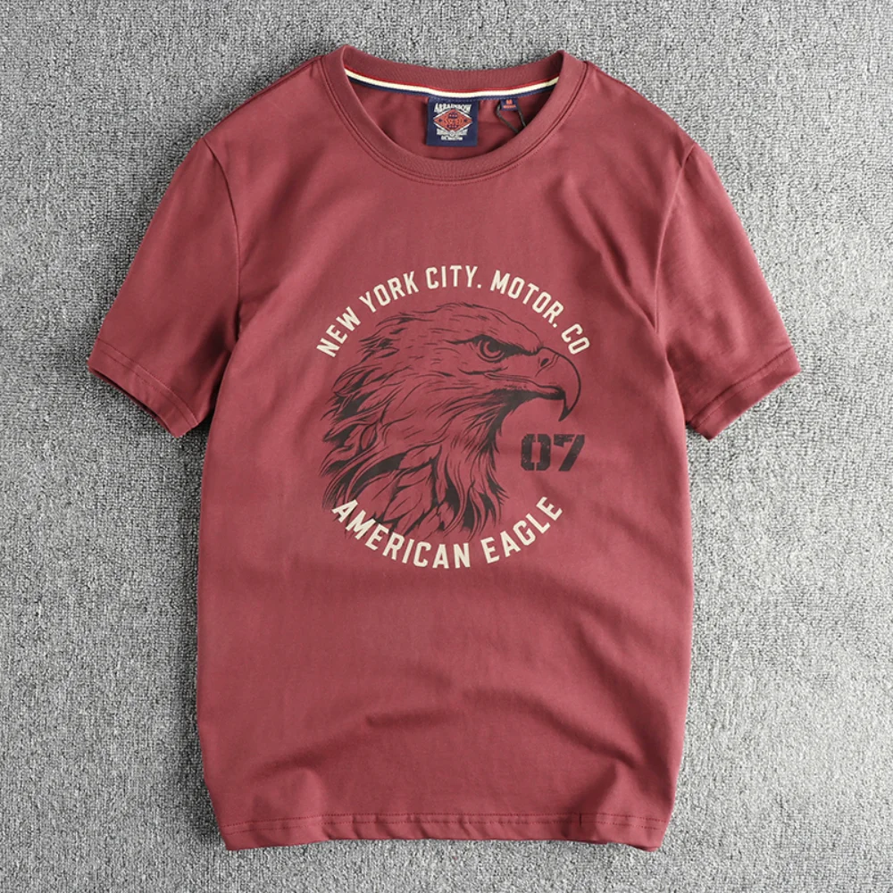 

Футболка мужская с коротким рукавом и принтом орла