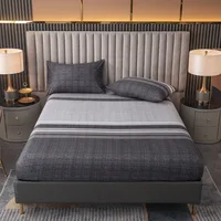 3pcs Home Textile Bed Sheet Set with Pillowcases Bedding Flat Sheet Bed Sheet Set Ropa De Cama Y Un Par De Fundas De Almohada 4