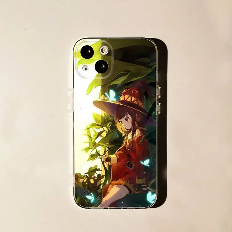 Megumin Konosuba Phone Case For iPhone 11 12 Mini 13 14 Pro Megumin Konosuba Phone Case For iPhone 11 12 Mini 13 14 Pro