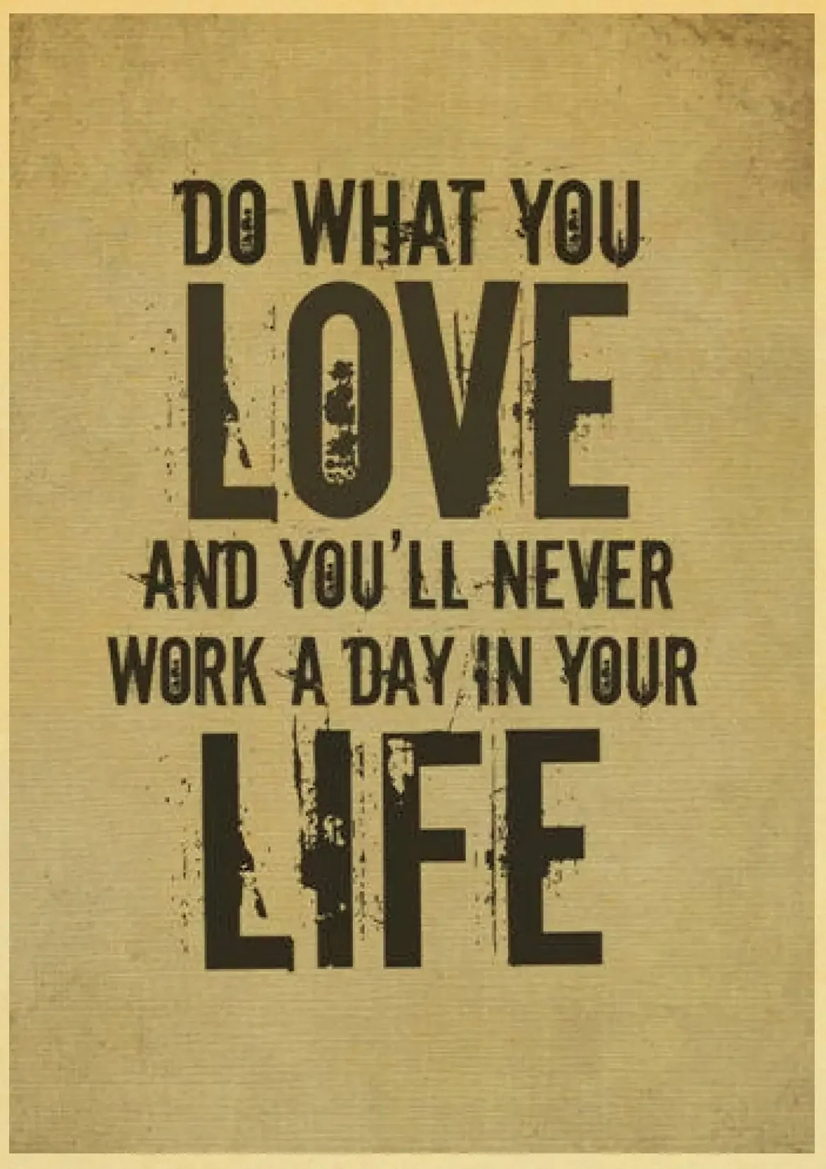 thumbnail image 1 of Pósteres retro con citas inspiradoras y motivacionales, papel de pared kraft, pintura de alta calidad para decoración del hogar, pegatinas de pared, 1 of 4