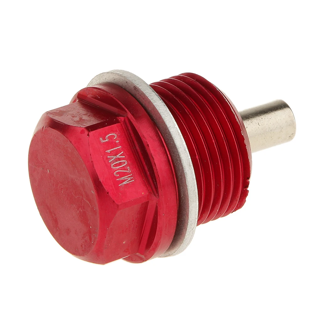 M12X1.25 M14X1.5 M16 M20x1.5 Anodized Magnetic Engine Oil Pan Drain Bolt Plug