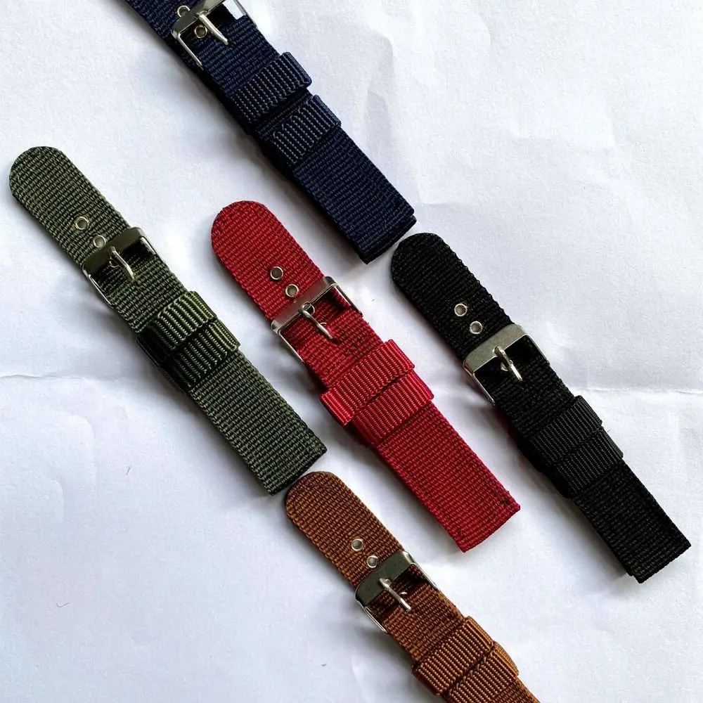 Nylon Weaving Adjustable Sport Watch Band – Braided Loop Bracelet Accessory
