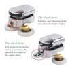 4Pcs 23mm Shower Door Rollers Sliding Shower Doors Wheels Replacement Roller Runner Wheel (2 Top & 2 Bottom ) 2