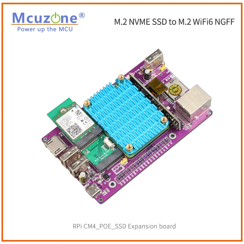 M.2 M Ű NVME SSD A Ű, WiFi6 AX200 AX210 MT7921K  R5S CM4  
