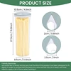 PP Tall Food Storage Spaghetti Noodle Pasta Container With Locking Lid Clear Dry Food Durable Easy To Use 27.5 X 8.5Cm 6