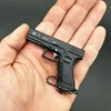 1:3 G17 Keychain Metal Mini Tactical Key Chain Tiny Pendant for Decorative Ornament Collection Christmas Gift for Men Army Fan 3