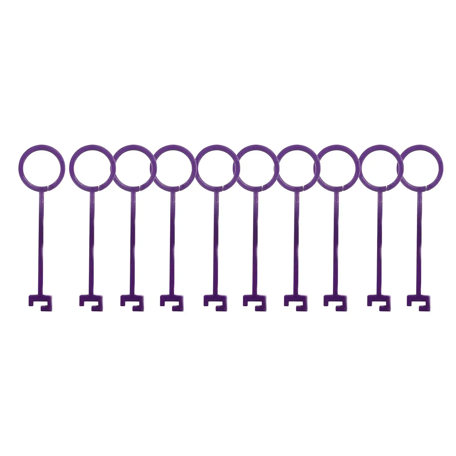 

10 Pieces Clay Target Holders Shooting Target Stand Hanger Reusable Lightweight Professional Clay Pigeon Hooks for Kids Teens