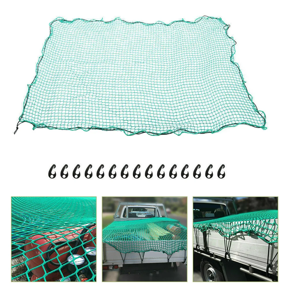 

Truck Bed Net Netting for Cargo Trailer Bungee Mesh Heavy Duty Pickup Extend Cover