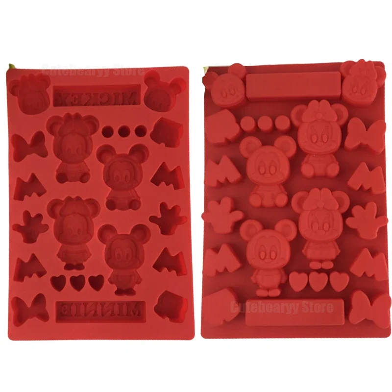 Disney Stitch Chocolate Mold Cartoon Modeling Non-Stick Baking DIY Cookies Cake Jelly Pudding Ice Tray Mold Dessert Making Tools