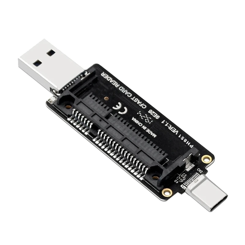 

USB 3.1 устройство для чтения карт Type A + C, 10 Гбит/с