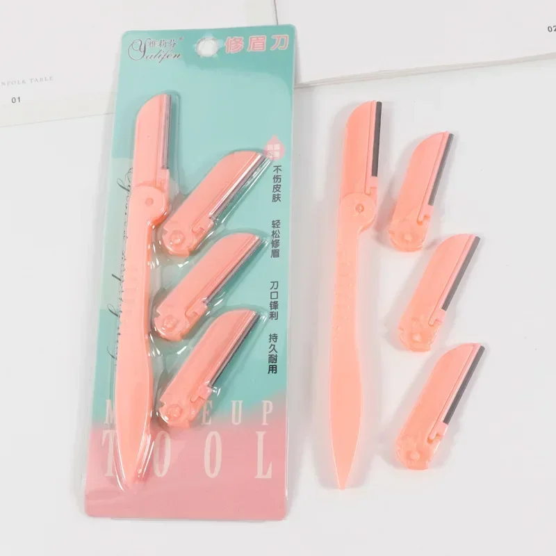 Safe Eye Brow Razor Eyebrow Trimmer Makeup Tools Face Body Hair Removal Shaver Blades Woman Eyebrows Shaping Knife Cosmetic Tool eyebrow trimmer set eyebrow trimmer eyebrow razor set eyebrow razor eyebrow trimmer blade