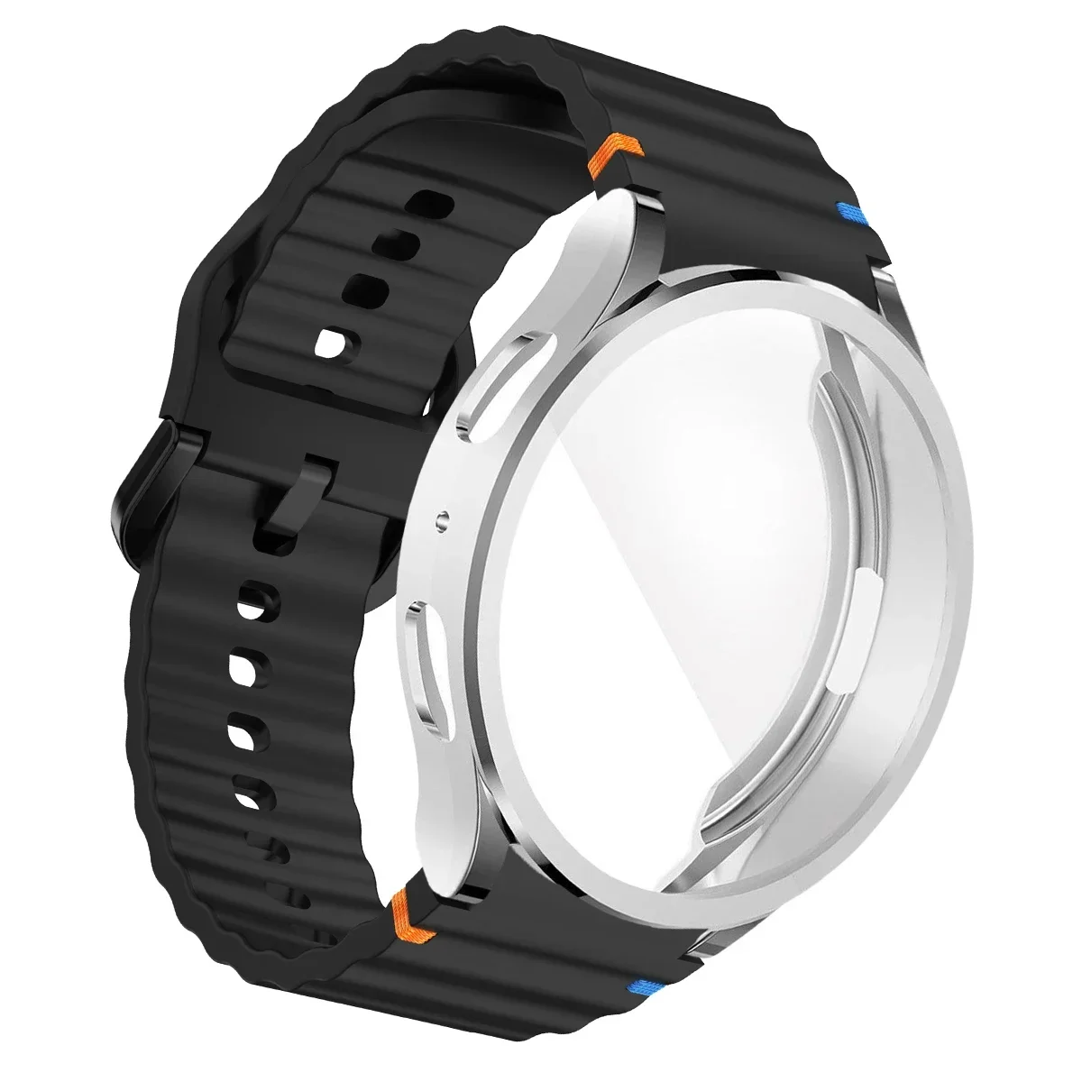 Durable Sports Strap with Silicone Bracelet and Protective Cover