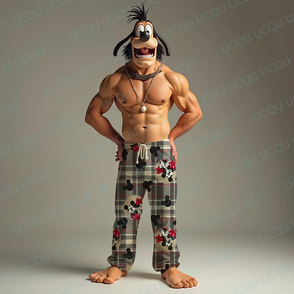 Mickey and Minnie Mouse Trousers Adult Loungewear Sleep Pajama Pants Oversized Adult/Kids Pajama Long Pants 3D Printed Pyjama