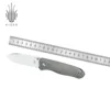 Kizer Pocket Knife Drop Bear V3619C1/C2/C3/C4  Aluminium/Micarta Handle with 154CM Steel Blade Outdoor EDC Knife 3