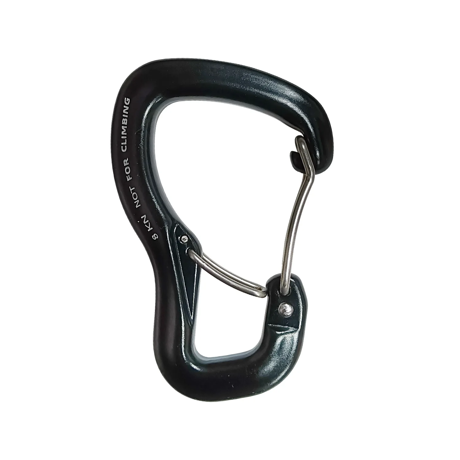 Outdoor hammock double locking buckle, multifunctional aluminum alloy hanging buckle, camping hammock quick hanging buckle